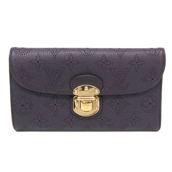 Louis Vuitton Mahina Portofoille Amelia M58092 Women's Mahina Leather Long Wa... - Picture 1 of 14